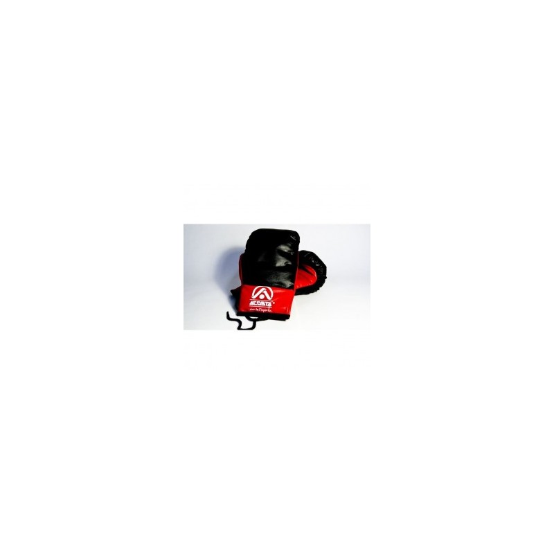 Guantes para Box Acosta 8 Onzas-Negro con rojo
