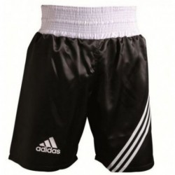 Short de Boxeo Adidas ADISMB02-Negro con Blanco