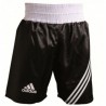 Short de Boxeo Adidas ADISMB02-Negro con Blanco