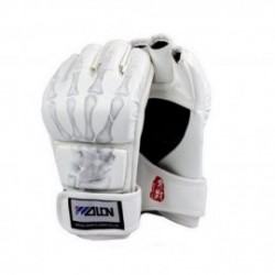 Guantes Ajustables Kick Boxing Artes Marciales Boxeo-Blanco