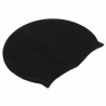 A estrenar unisex impermeable de natación de silicona gorro de ba?o Piscina Sombrero Negro