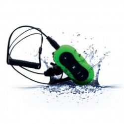 Reproductor mp3 Aerb 4G a prueba de agua para nadadores - verde