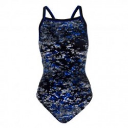 Traje de Baño Speedo Off the grid back Azul
