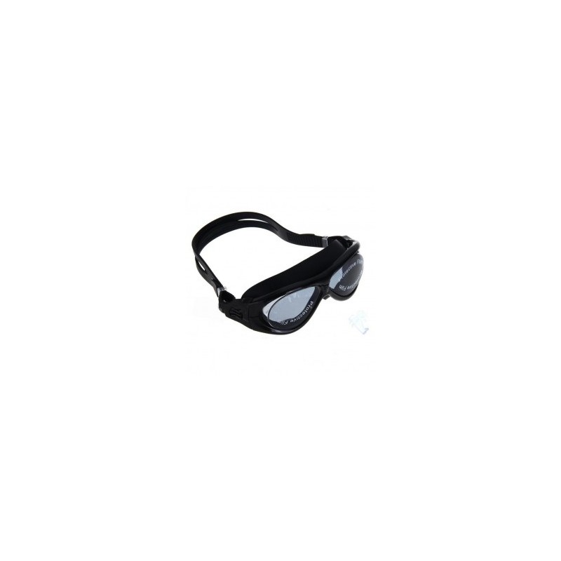 Nueva Swim Gafas de natación Deportes antiniebla impermeable Adulto Negro + Tapones