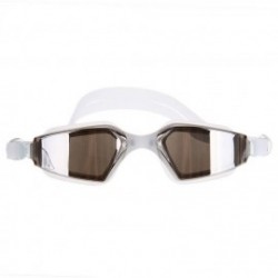 Swim Gafas de natación Deportes antiniebla Oído impermeable Adulto + Tapones Plata