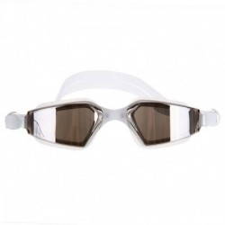 Swim Gafas de natación Deportes antiniebla Oído impermeable Adulto + Tapones Plata