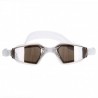 Swim Gafas de natación Deportes antiniebla Oído impermeable Adulto + Tapones Plata