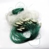 25m Blanco Verde Claro monofilamento de peces de pesca deportiva de compensación neta Gill 25x1.2m Miryo