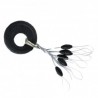 100pcs/Set Pin conector espacio de flotación frijoles aparejos de pesca suministros Deportes Kid Miryo