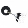 100pcs/Set Pin conector espacio de flotación frijoles aparejos de pesca suministros Deportes Kid Miryo