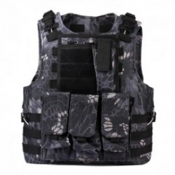 Chaleco Táctico Camuflaje Combate Militar Ajustable para Caza Deporte Montaña Xmas Christmas la Navidad