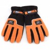 Par Guantes Talla Única Naranja Negro para Mujer Chica Invierno Deportivo Xmas Christmas la Navidad