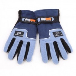 Par Guantes Talla Única Color Azul Negro para Mujer Invierno Deportivo Xmas Christmas la Navidad
