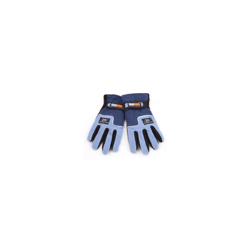 Par Guantes Talla Única Color Azul Negro para Mujer Invierno Deportivo Xmas Christmas la Navidad