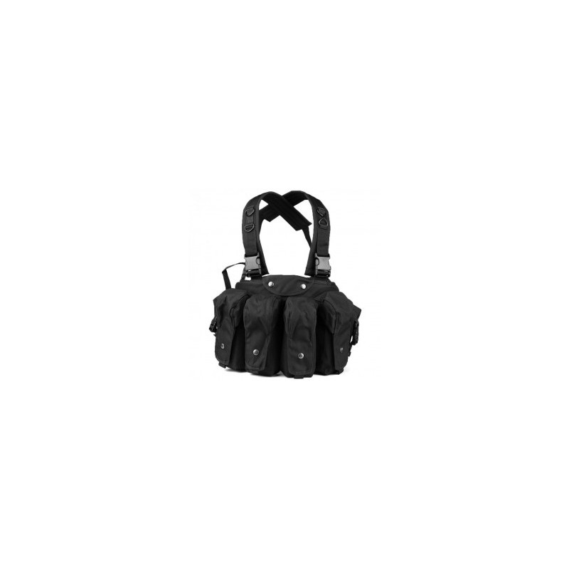Chaleco Táctico Combate Militar Nilón Ajustable Color Negro Deportivo Caza Xmas Christmas la Navidad