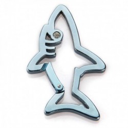 Mosquetón Metal Aleación para Camping Pesca Viaje Deporte Color Azul Xmas Christmas la Navidad