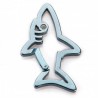 Mosquetón Metal Aleación para Camping Pesca Viaje Deporte Color Azul Xmas Christmas la Navidad