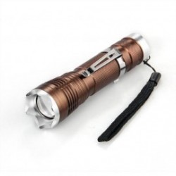 Linterna CREE XML T6 5 Modos 1600LM Flashlight Brillante Clip Deporte Bronce Xmas Christmas la Navidad