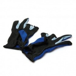 Par Guantes Dedos Cortados para Pesca Deporte al Aire Libre Xmas Christmas la Navidad