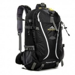 Deportes al aire libre Senderismo Mochila Camping Hombro Bolsa de viaje gran capacidad (negro)