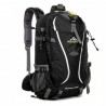 Deportes al aire libre Senderismo Mochila Camping Hombro Bolsa de viaje gran capacidad (negro)