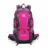 Montañismo exterior impermeable Mochila Bolsa de deporte senderismo, campamentos Bolsos de bandolera (Rosa roja)