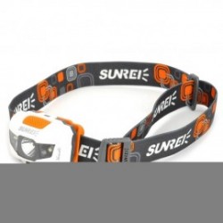 Sunree Youdo2 122lm 7-Mode deporte blanco Faro w/ Cree XR-E R3 + 2 LED (3 x AAA)