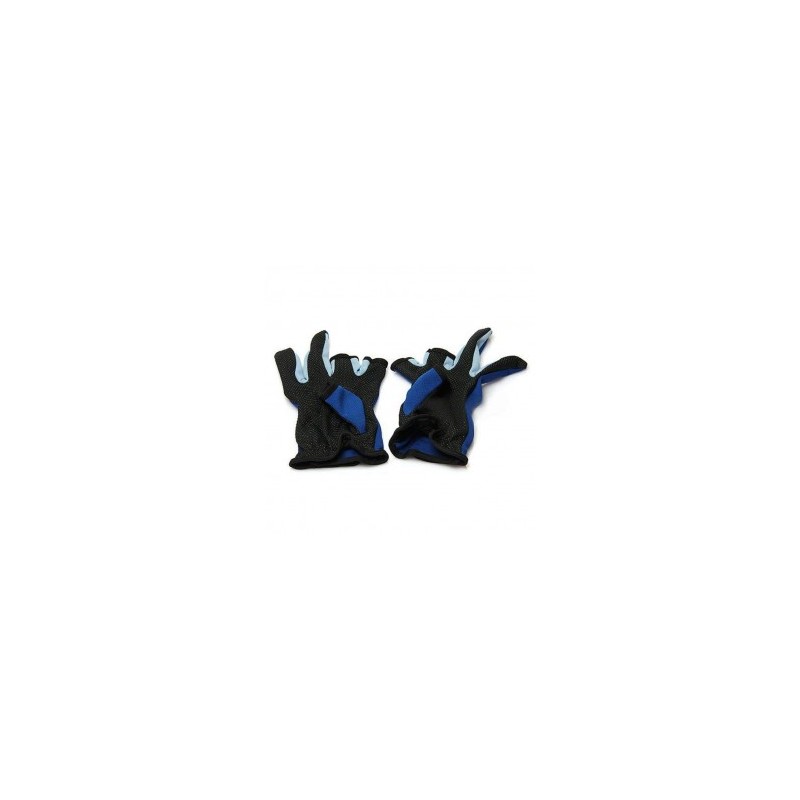 Alta calidad Par 3 Baja Fingers Cut Guantes pescado con ca?a Anti Slip Deportes