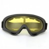 Gafas Protección Mascara para Moto Motocross Esqui Deporte Ajustable Amarillo Xmas Christmas la Navidad