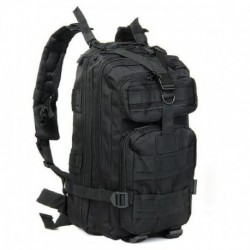 Militar Táctica deporte al aire libre del bolso de hombro Mochila Mochila Impermeable Negro