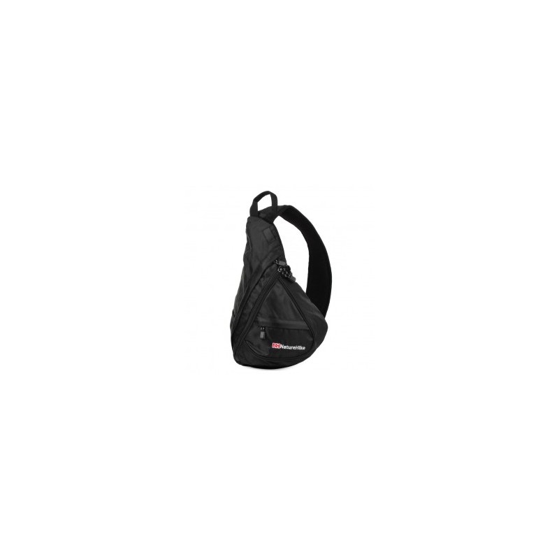 Deportes al aire libre Naturehike forma triangular Messenger Bolso de Hombro - Negro