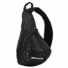 Deportes al aire libre Naturehike forma triangular Messenger Bolso de Hombro - Negro