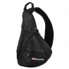 Deportes al aire libre Naturehike forma triangular Messenger Bolso de Hombro - Negro