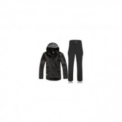 Soft Shell Tácticos Pantalones Uniformes Chaqueta De Lana Militar Trajes Caminatas Al Aire Libre Pesca Negro