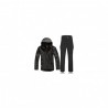 Soft Shell Tácticos Pantalones Uniformes Chaqueta De Lana Militar Trajes Caminatas Al Aire Libre Pesca Negro