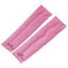 ELENXS Hombres o Mujeres Sun Uv Protección mangas del brazo Covers Cuff Polé Refrigerador cómodo Sun-Proof Cusual Soft Pink