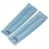 ELENXS Hombres o Mujeres Sun Uv Protección mangas del brazo Covers Cuff Polé Refrigerador cómodo Sun-Proof Cusual azul suave