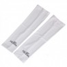 ELENXS Hombres o Mujeres Sun Uv Protección mangas del brazo Covers Cuff Polé Refrigerador cómodo Sun-Proof Cusual blanco suave