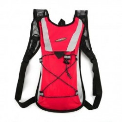 2L Agua vejiga Bolsa Mochila Ciclismo Deporte Mochila Paquete va de excursión Rojo EH