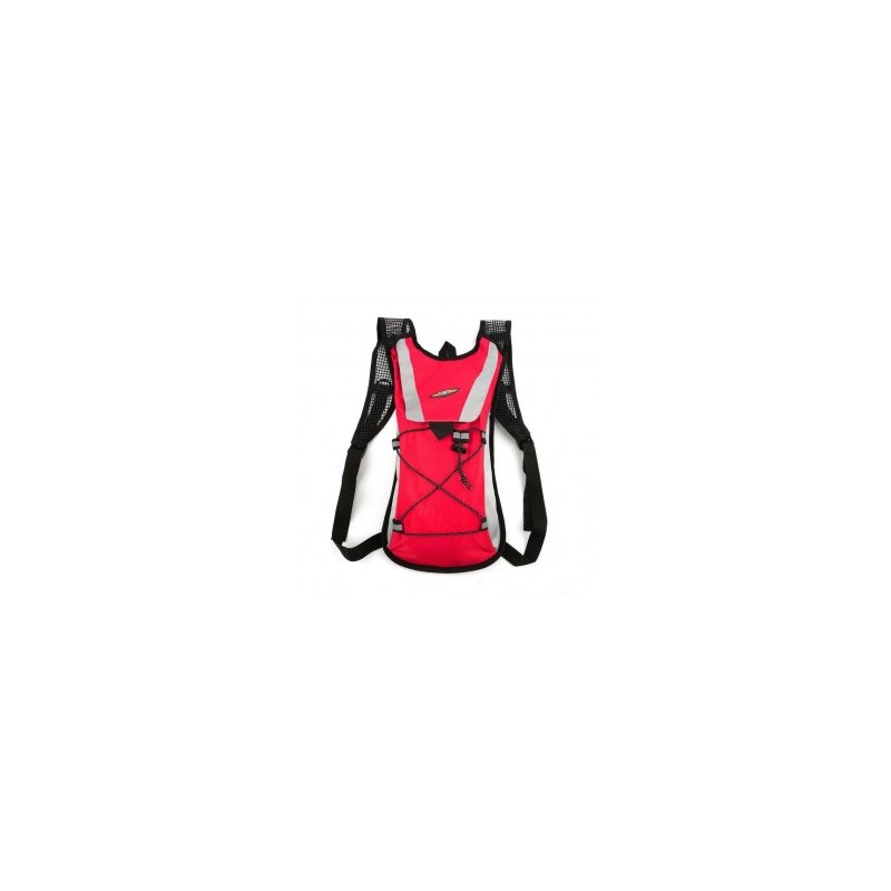 2L Agua vejiga Bolsa Mochila Ciclismo Deporte Mochila Paquete va de excursión Rojo EH
