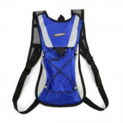 2L Agua vejiga Bolsa Mochila Ciclismo Deporte Mochila Paquete va de excursión Azul EH