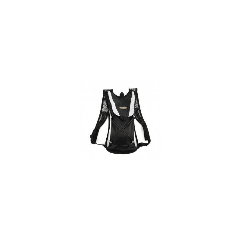 2L Agua vejiga Bolsa Mochila Ciclismo Deporte Mochila Paquete va de excursión Negro EH