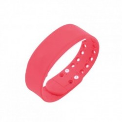 Moda 3D LED Calorías Podómetro USB Deportes inteligente muñeca reloj pulsera unisex Rojo EH