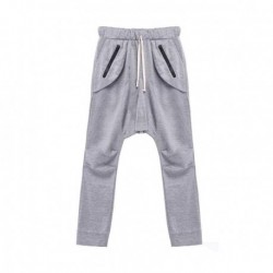 Hombres coreanos de Baggy Pants Pantalones Deportes Casual Pantalones largos sueltos