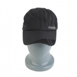 Moda para hombre verano deporte al aire libre del sombrero de béisbol Correr Visor Cap ajustable Gris oscuro EH