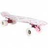 100kg de carga Penny Skateboard estilo retro (blanco)