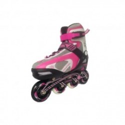 Patines Chicago Ajustables-Rosa con Blanco