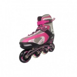 Patines Chicago Ajustables-Rosa con Blanco