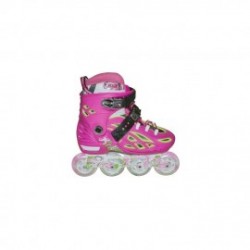 Patines Freeskate Roadshow-Rosa con amarillo