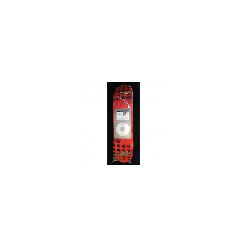 tabla vandalos skate ipod roja